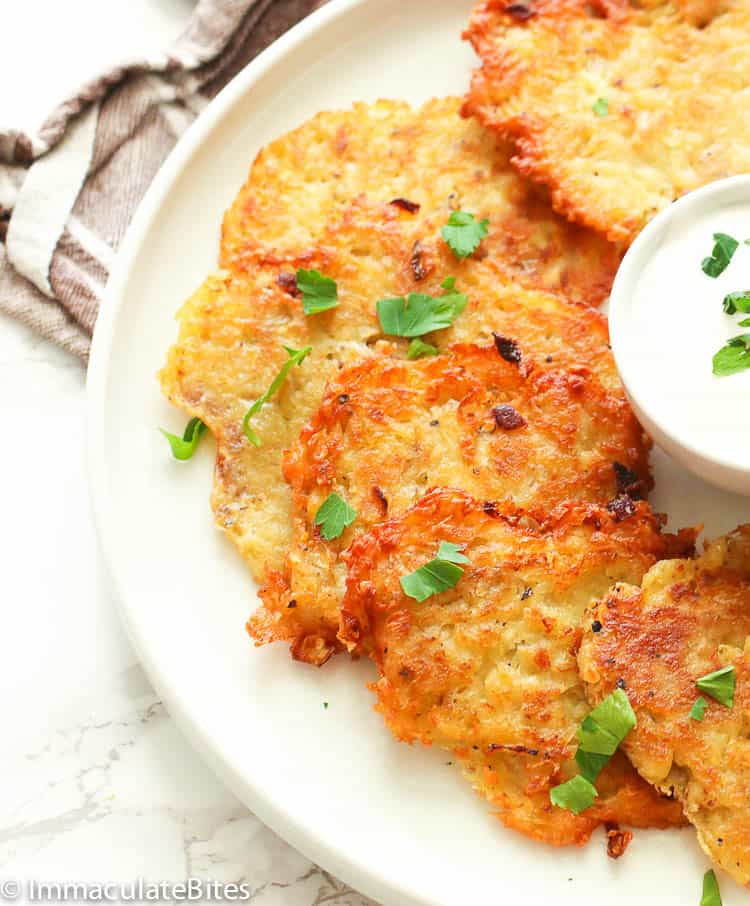 Potato Pancakes - Immaculate Bites