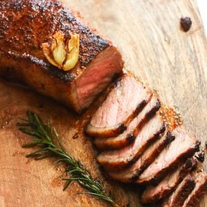Oven-roasted steak