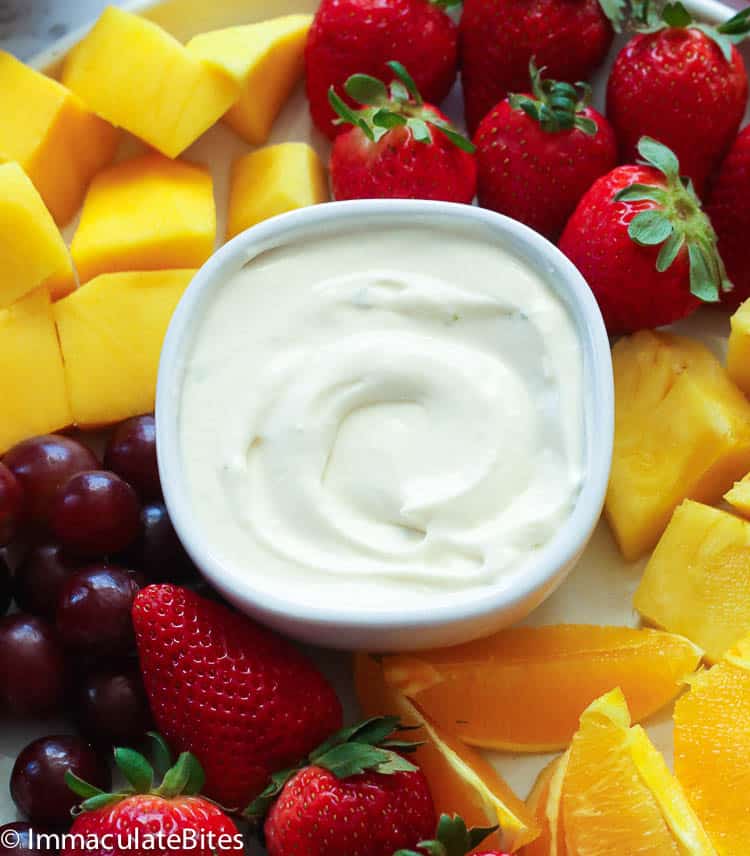 Cream cheese fruit dip delivers deliciousness for the family