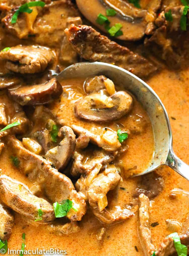 Beef Stroganoff