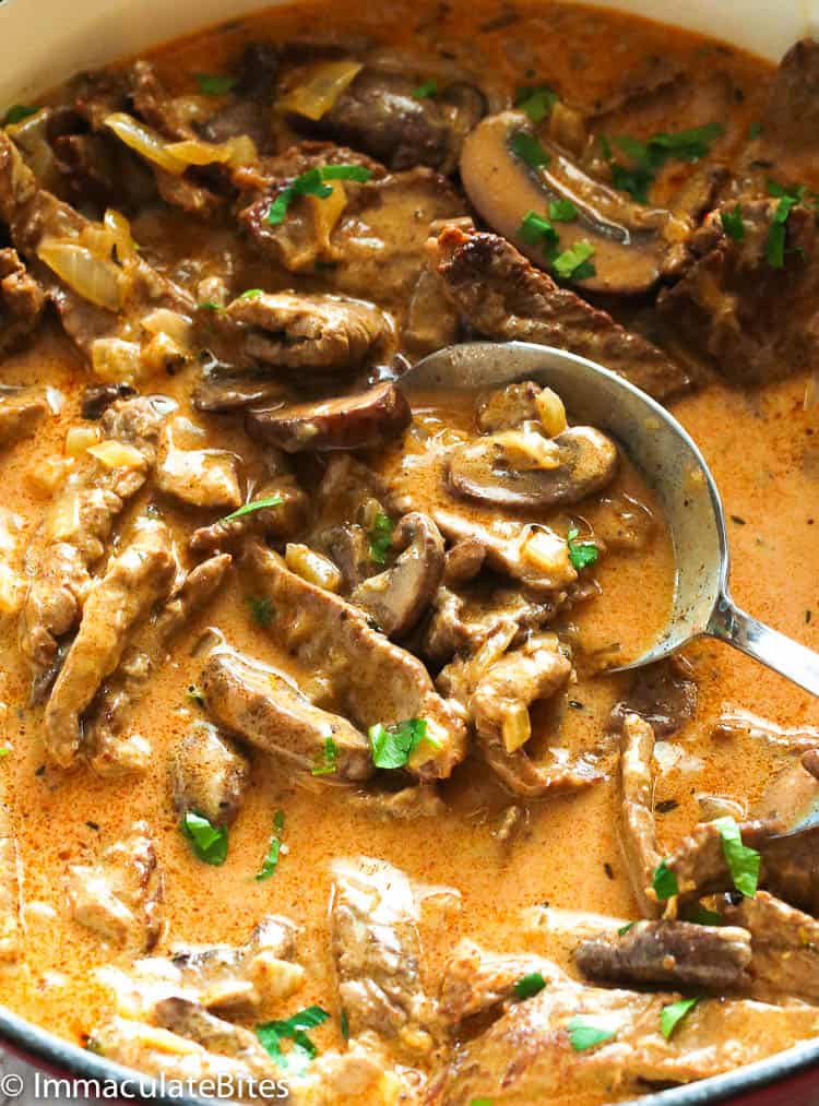 Beef Stroganoff