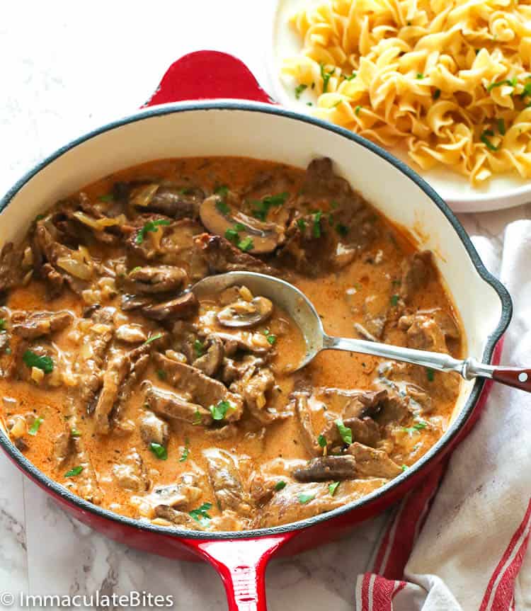 Beef Stroganoff