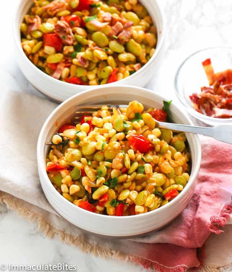 Succotash in a Bowl