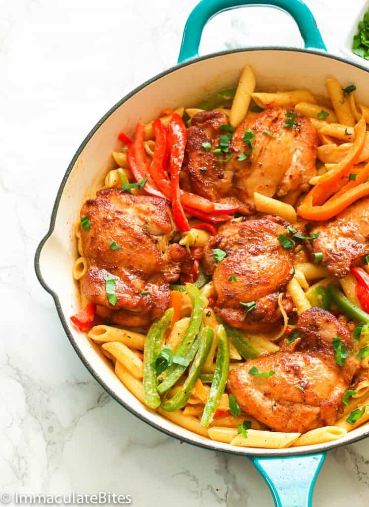 Rasta Pasta for a delicious summer pasta recipe