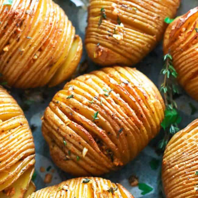 Hasselback Potatoes