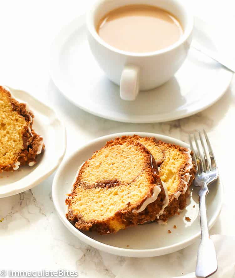 Slices of Coffee Cake
