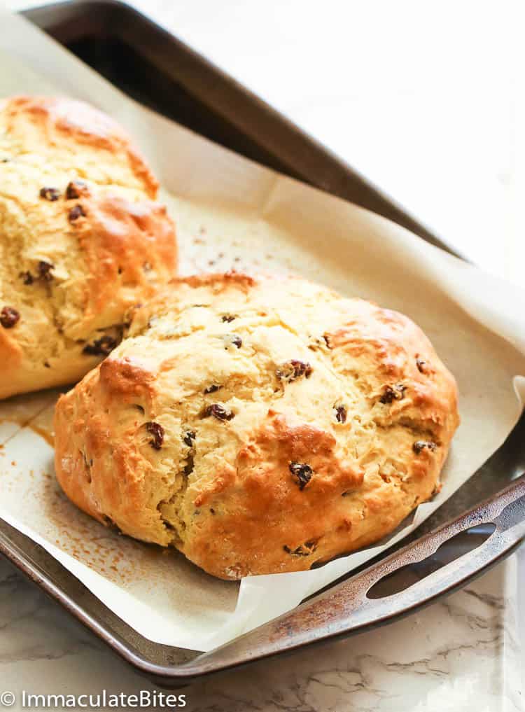 Irish Soda Breads in a Baking Sheet Pan