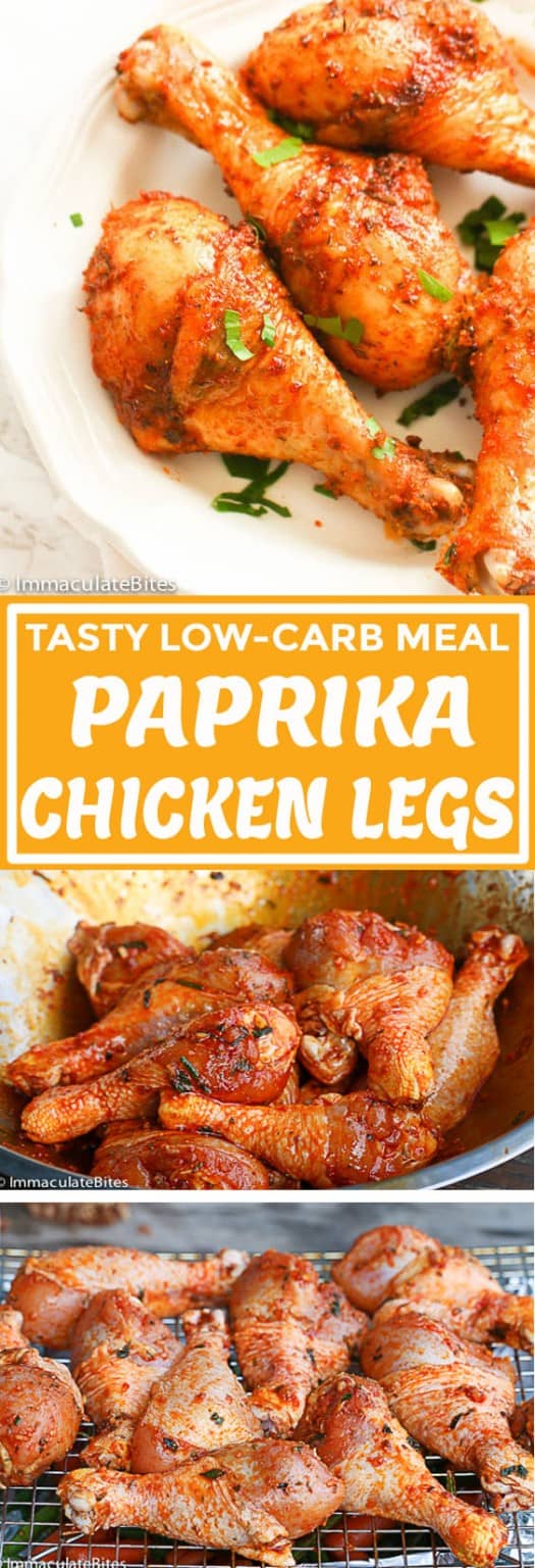 Paprika Chicken Legs Immaculate Bites