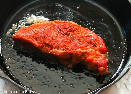 Pan Seared Oven Roasted Steak