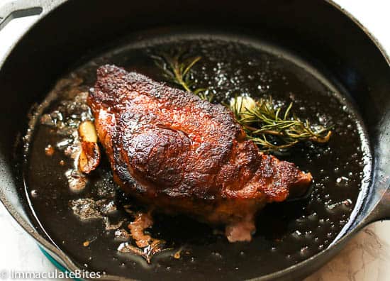 Cast Iron Pan-Seared Steak (Oven-Finished) Recipe