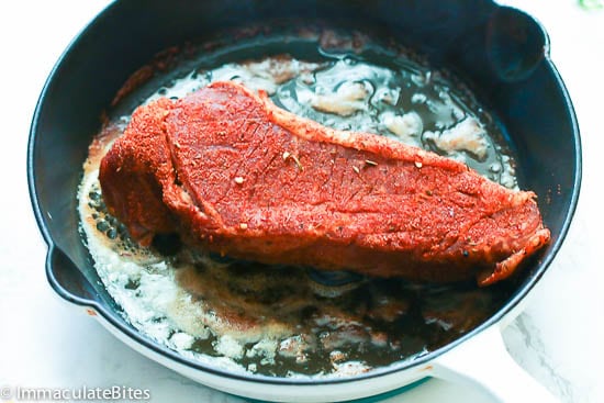 Pan Seared Oven Roasted Steak