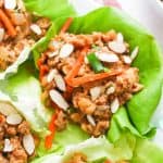 Chicken Lettuce Wraps for healthy dinners for the New Year