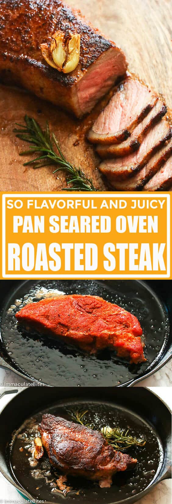 Pan Seared Oven Roasted Steak