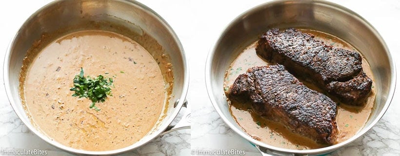 Steak au Poivre