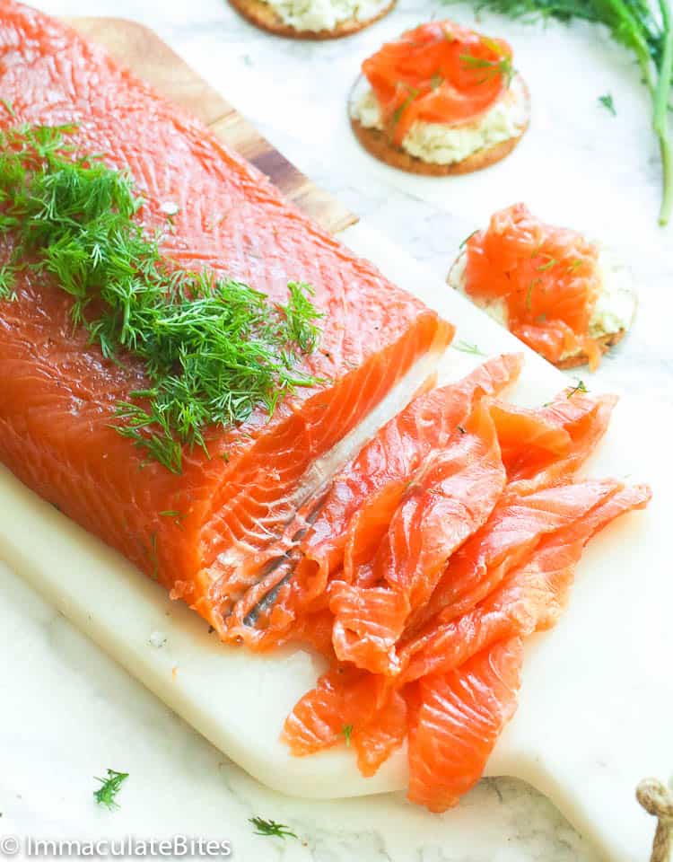 Cured Salmon Gravlax