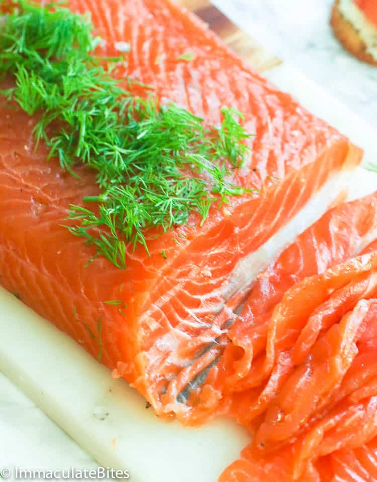 Cured Salmon Gravlax