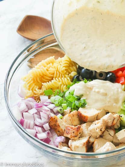 Creamy Chicken Pasta Salad