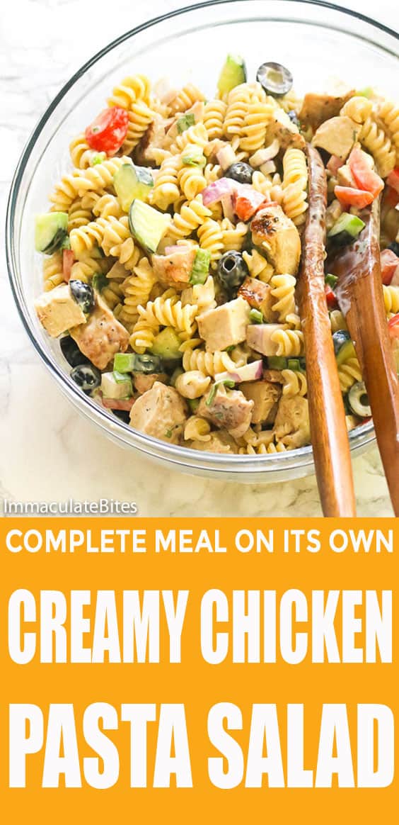 Creamy Chicken Pasta Salad