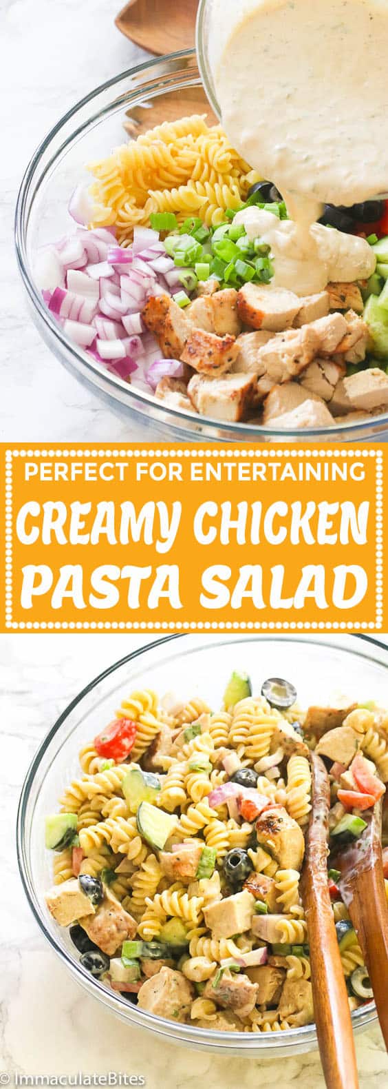 Creamy Chicken Pasta Salad