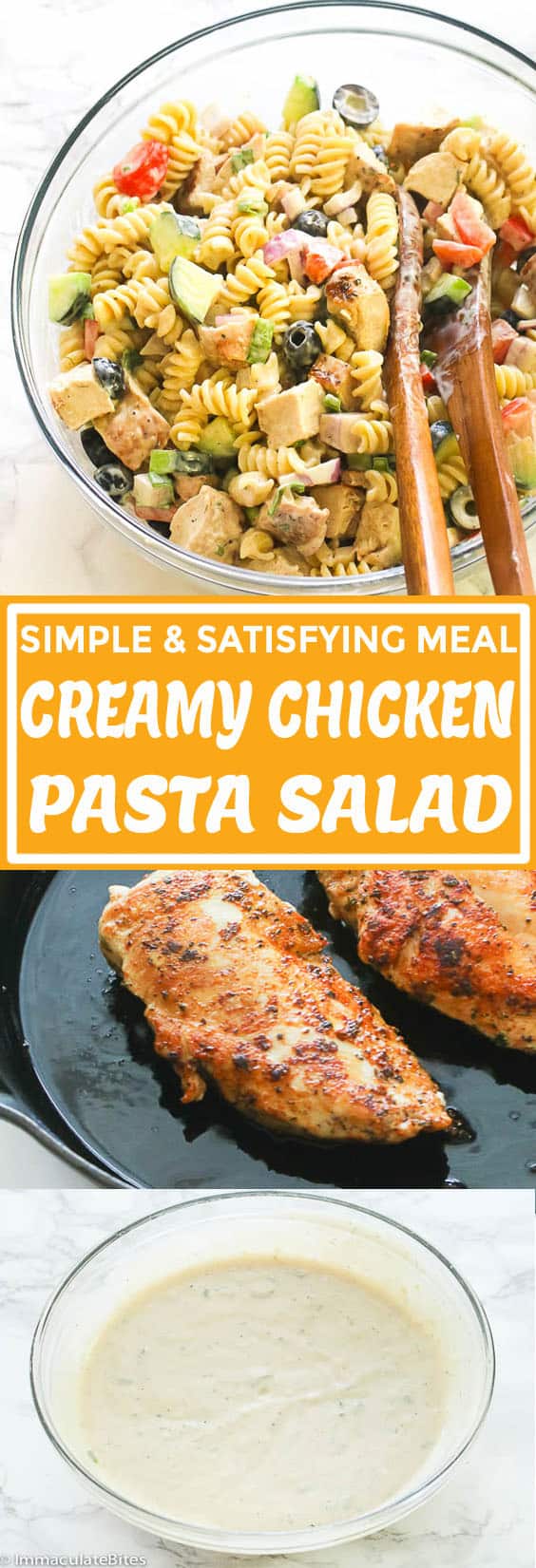 Creamy Chicken Pasta Salad