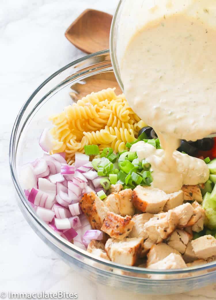 Creamy Chicken Pasta Salad