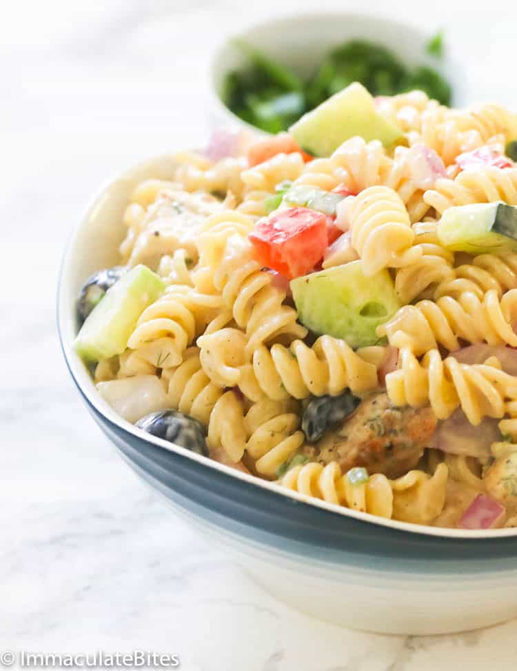 Creamy Chicken Pasta Salad