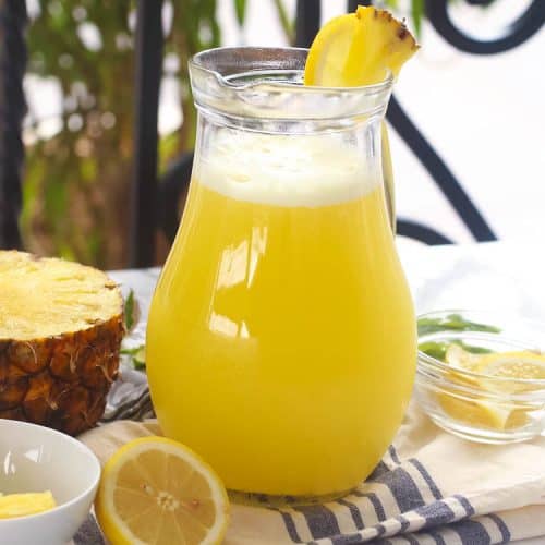 Homemade Pineapple Juice - Immaculate Bites