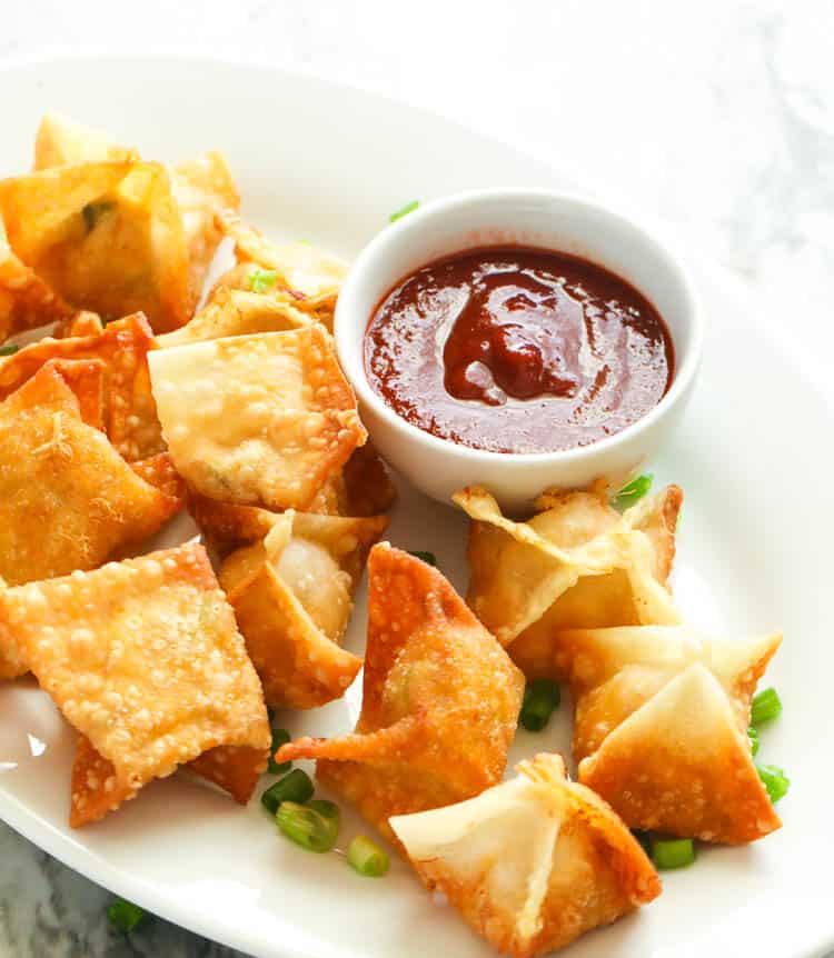 Fresh and ridiculously delicious Crab Rangoon