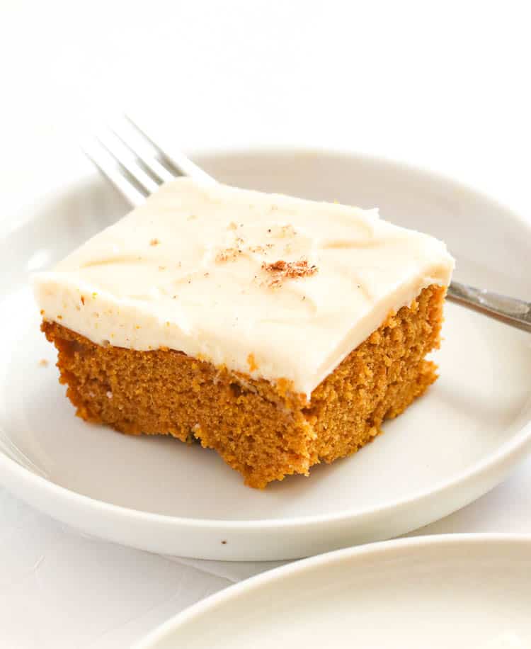 Pumpkin Cake Slice