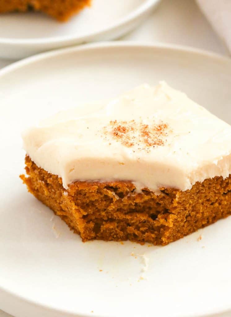 Pumpkin Cake with Cream Cheese Frosting