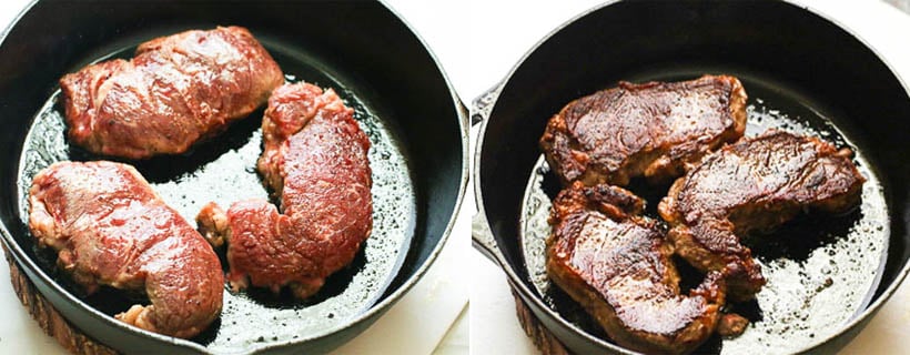 Steak Diane. step1