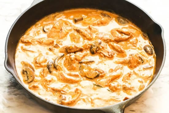 Chicken Stroganoff