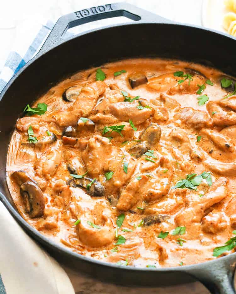 Chicken Stroganoff