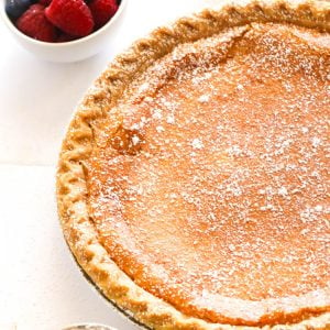 Easy Thanksgiving desserts featuring Buttermilk Chess Pie