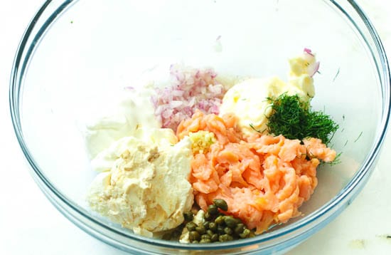 Salmon Dip Ingredients