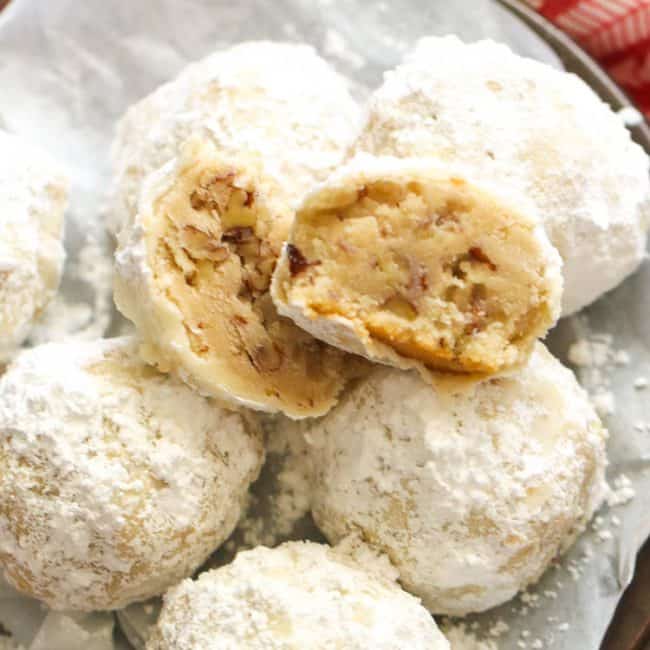 Snowball Cookies Immaculate Bites