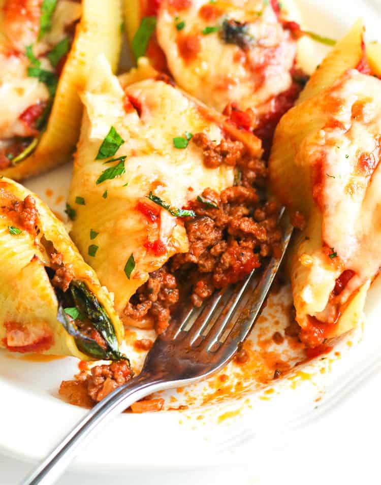 Stuffed Shells with Meat