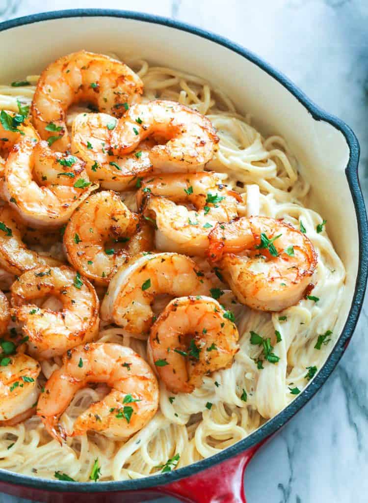 Shrimp Alfredo