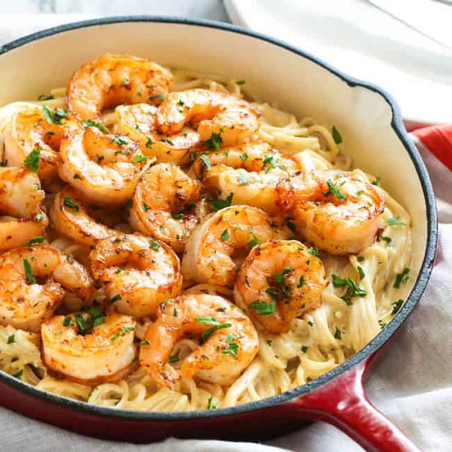 Shrimp Alfredo