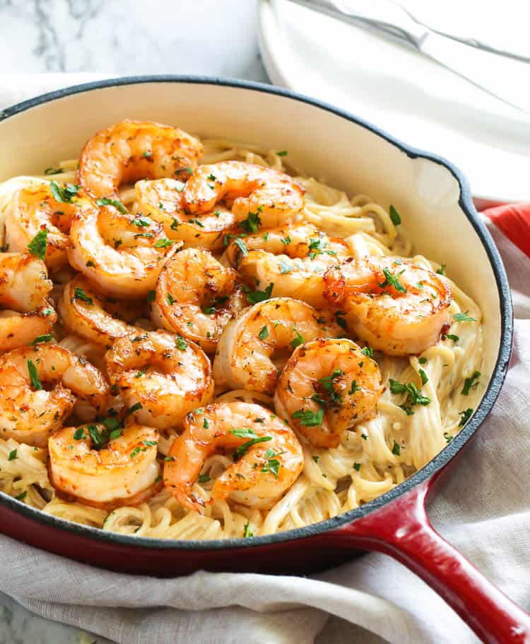 Featured image of post Simple Way to Shrimp Pasta Recipes Alfredo