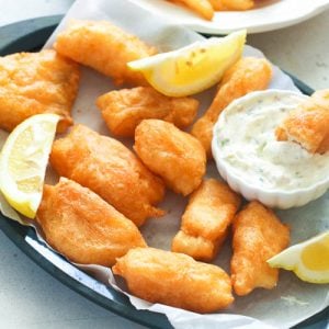 Beer Battered Fish with Tartar Sauce