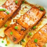Fabulous Teriyaki Salmon fresh from the oven for a stress-free weeknight dinner