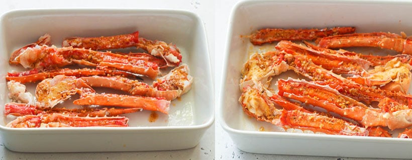 Baked Crab Legs
