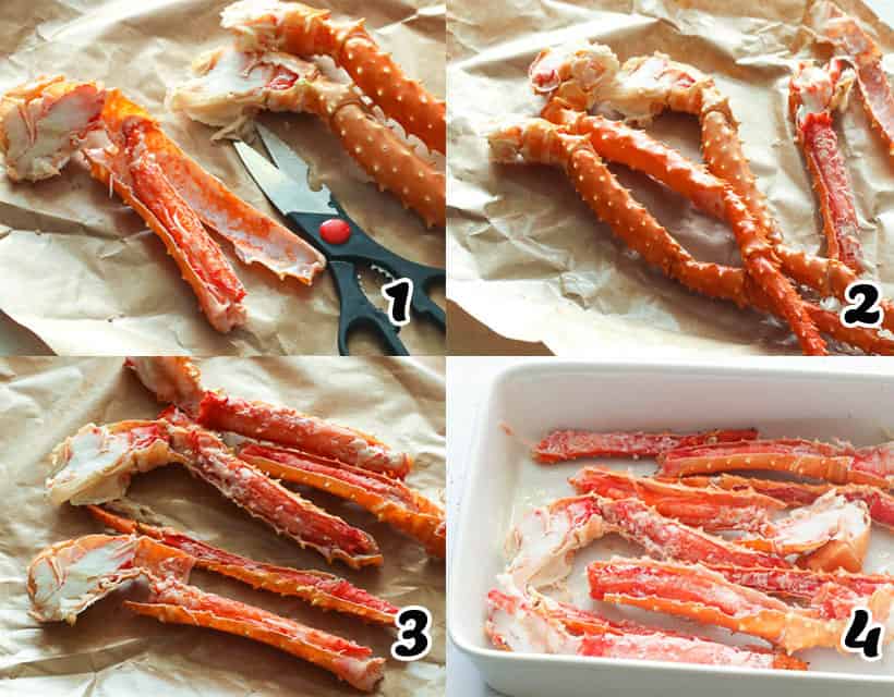 Baked Crab Legs