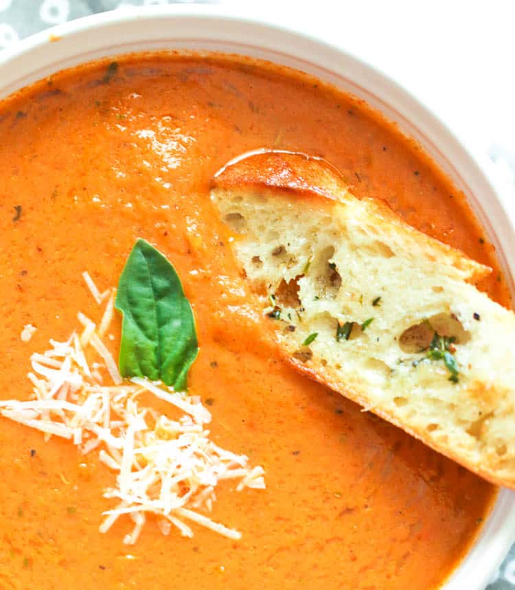 Tomato Basil Soup - Immaculate Bites