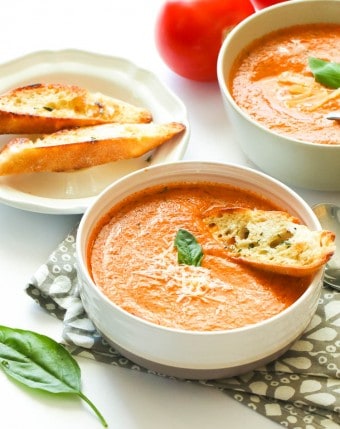 Tomato Basil Soup - Immaculate Bites