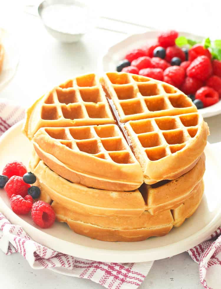 Homemade Buttermilk Waffles