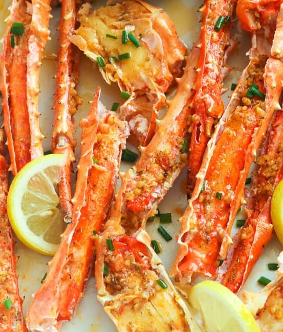 Baked Crab Legs