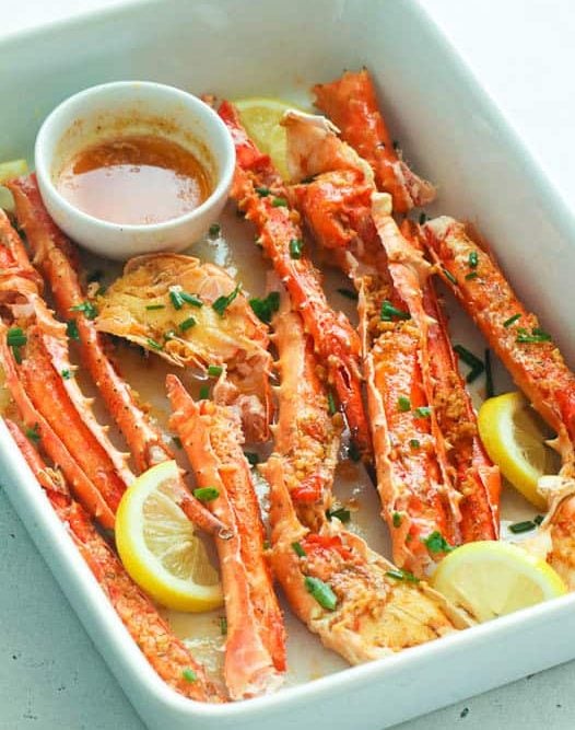 Baked Crab Legs