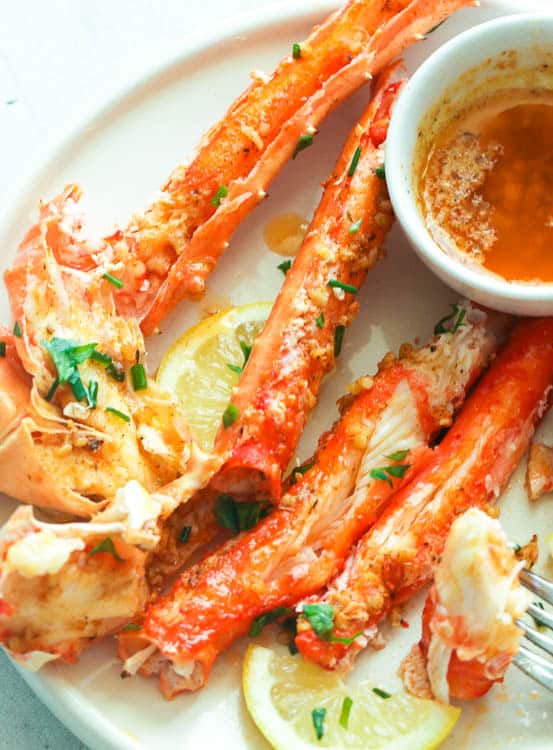 Baked Crab Legs